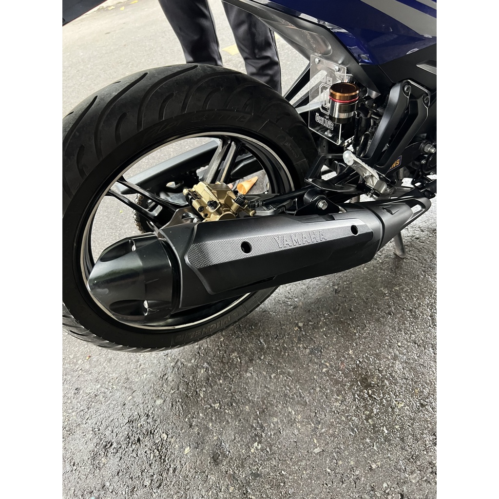 Chụp Pô Đen Nhám Cho Xe EXCITER 150 Không Tem