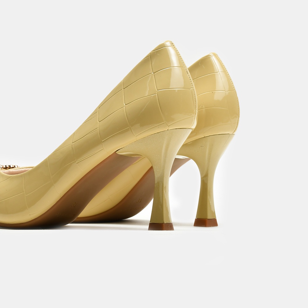 Giày cao gót nữ 7p mũi nhọn đính đá đẹp thời trang GB BQ9274