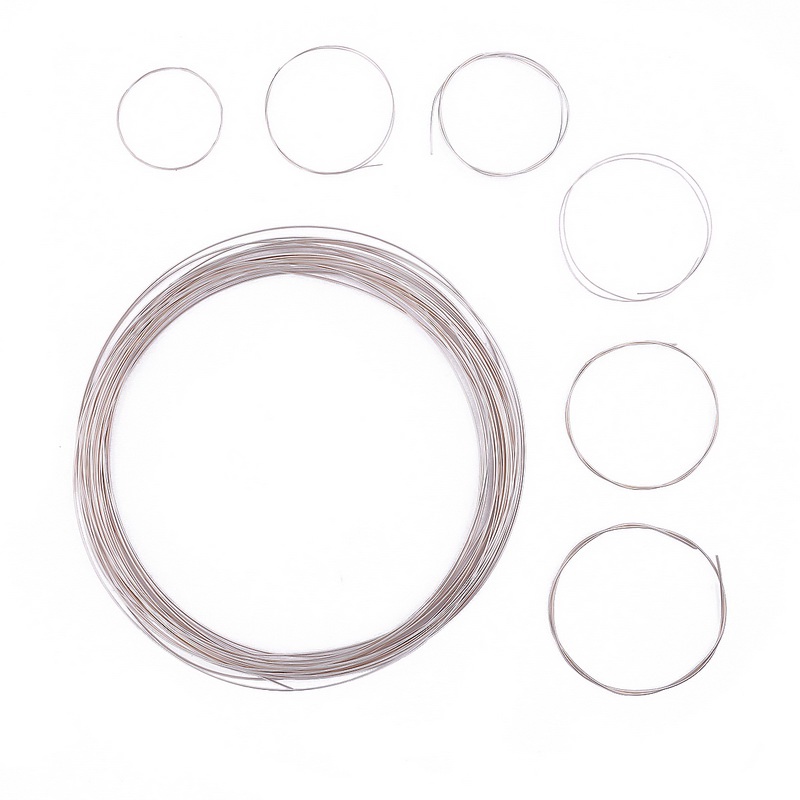 Cuộn Dây Kim Loại 0.4-1.2mm Bằng Bạc sterling 925 Nhiều Màu Sắc Dùng Làm Trang Sức
