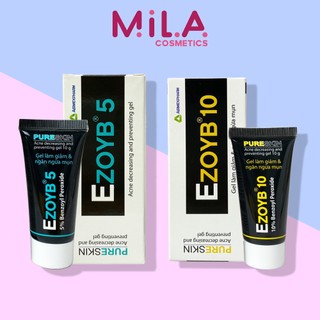 Ezoyb 5/10 - gel làm giảm và ngăn ngừa mụn benzoyl peroxide 5%, 10% - 10g