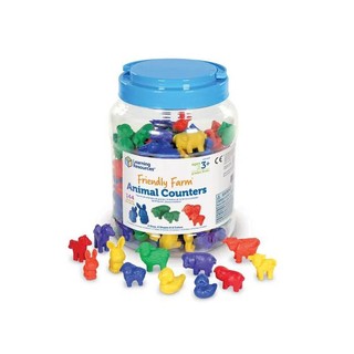  Bộ học đếm động vật - Friendly Farm Animal Counters, set 144 chi tiết Learning Resources