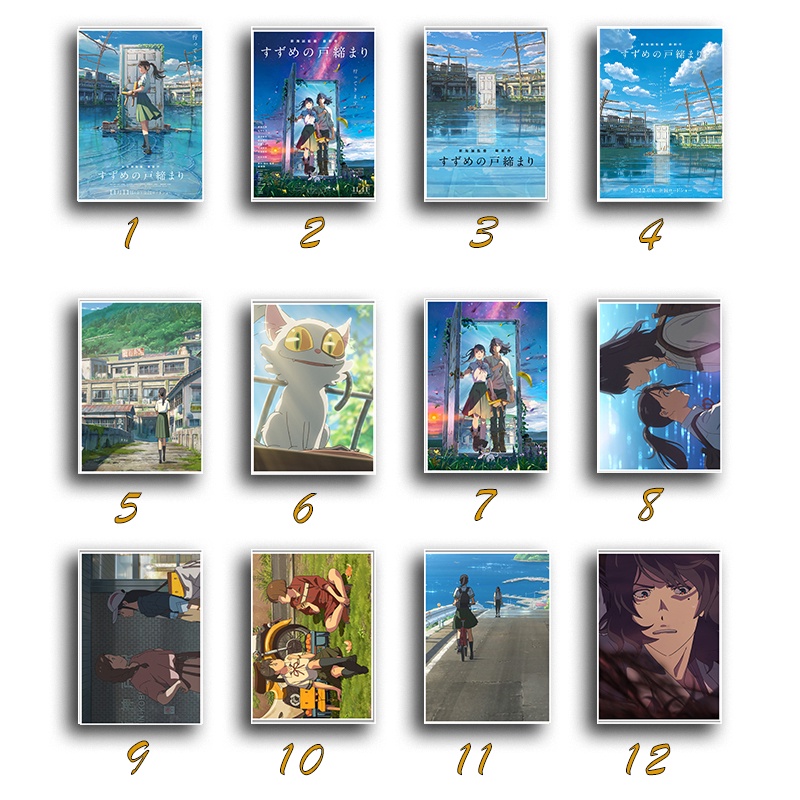 Poster In Hình suzume no tojimari Phong Cách vintage