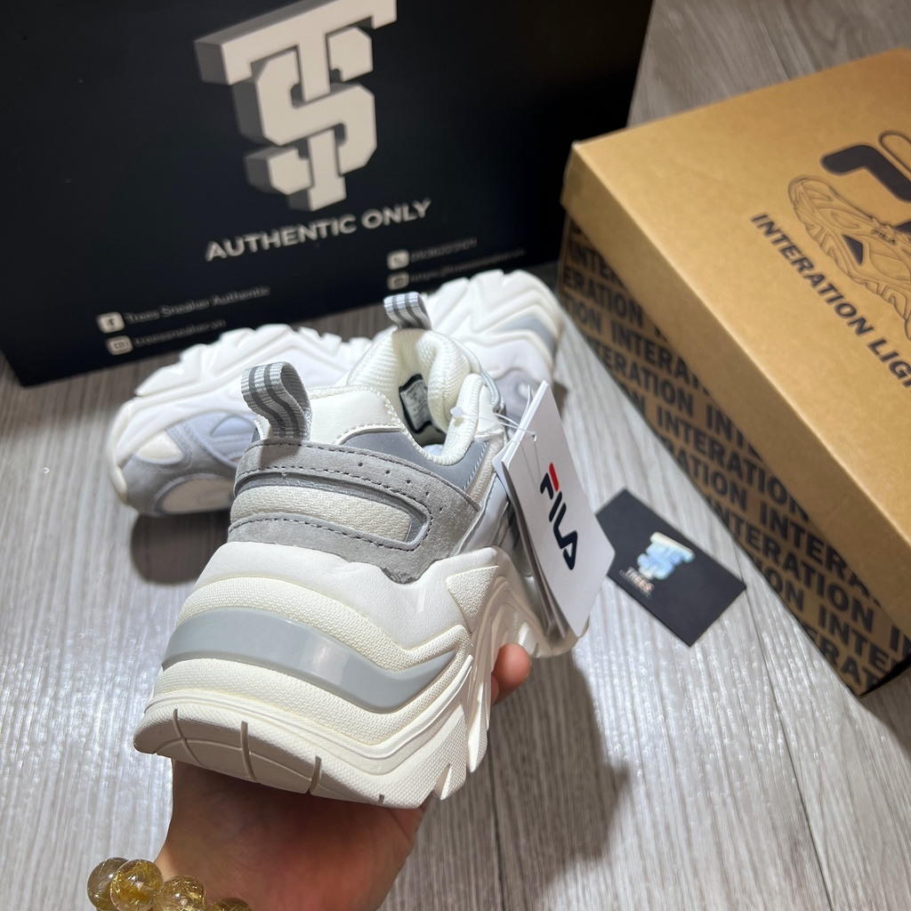 Giày thể thao FILA INTERATION LIGHT GREY 1JM01283 050