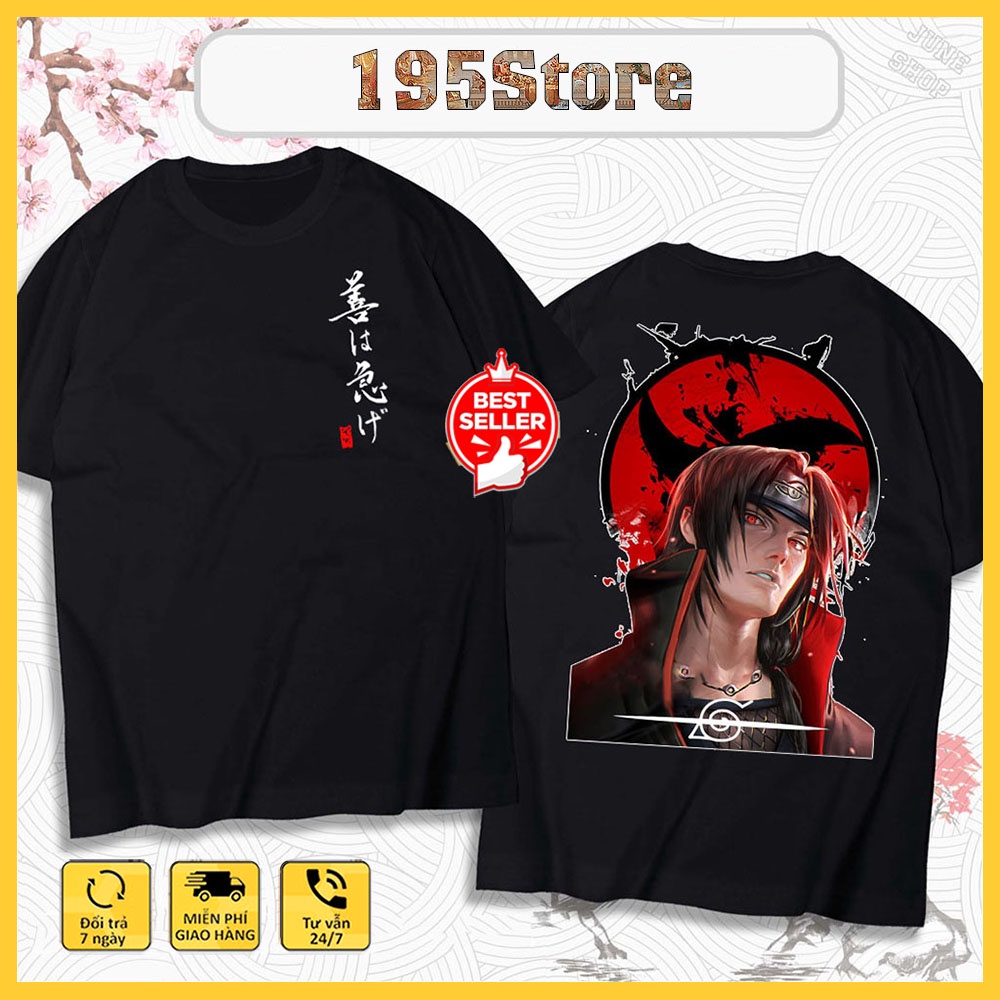 Áo Uchita Itachi, Áo Anime Naruto mẫu mới in hình Itachi cực chất, siêu ngầu