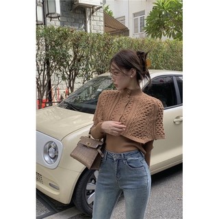 Set áo len nữ dài tay kèm gile cao cổ ulzzang