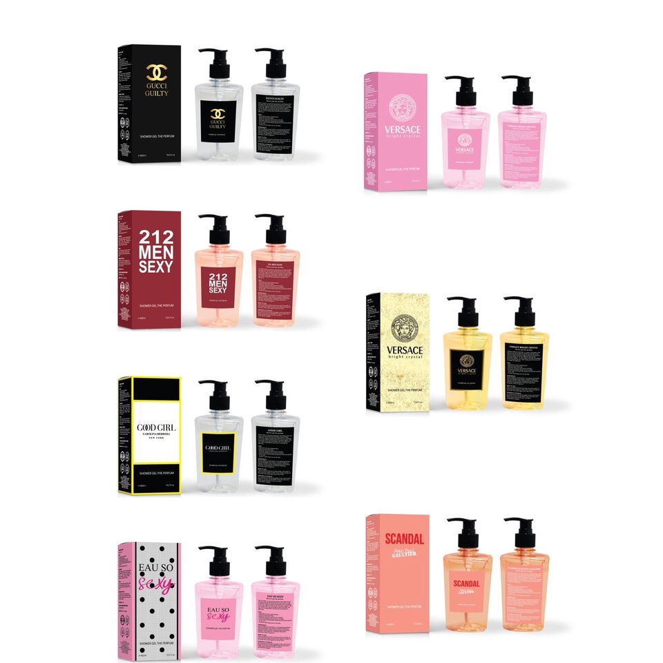 Sữa tắm hương nước hoa 400ml