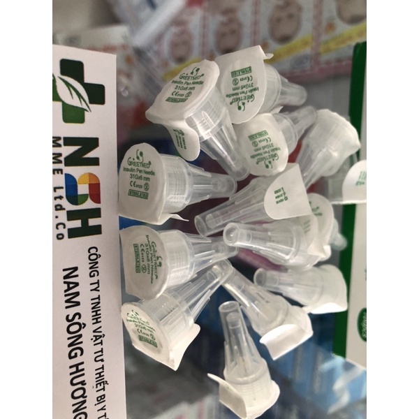 ❤ Đầu bút kim tiêm insulin chích tiểu đường 31G  dùng cho bút chích insulin tiểu đường Greetmed