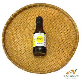 Nước tương hữu cơ lumlum organic soy sauce, chai 200ml - nước tương đậu nành hữu cơ - xì dầu hữu cơ - góc hữu cơ