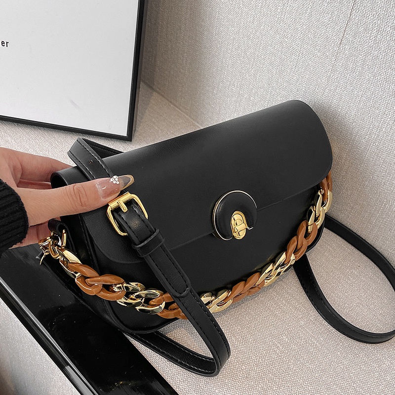 Túi Đeo Chéo Bằng acrylic Màu Nâu Phong Cách retro Thời Trang Cho Nữ