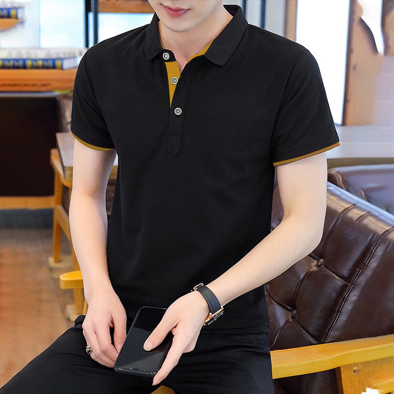 Áo thun nam Polo TINOFUN mã TT9 Áo phông nam ngắn tay co giãn đẹp vải cotton mệm mịn