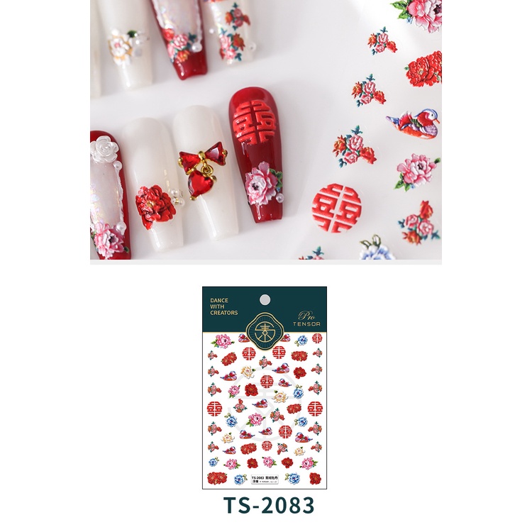 Miếng Dán Trang Trí Móng Tay 5D TS-2083