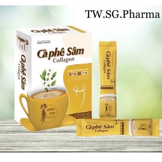 Combo 3 hộp cà phê sâm collagen giảm mỡ đẹp da chống lão hoá, cân bằng nội tiết tố