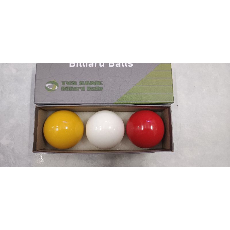 Bộ 3 Bóng Bida BiA Phăng CLB 61.5mm Belgian Balls