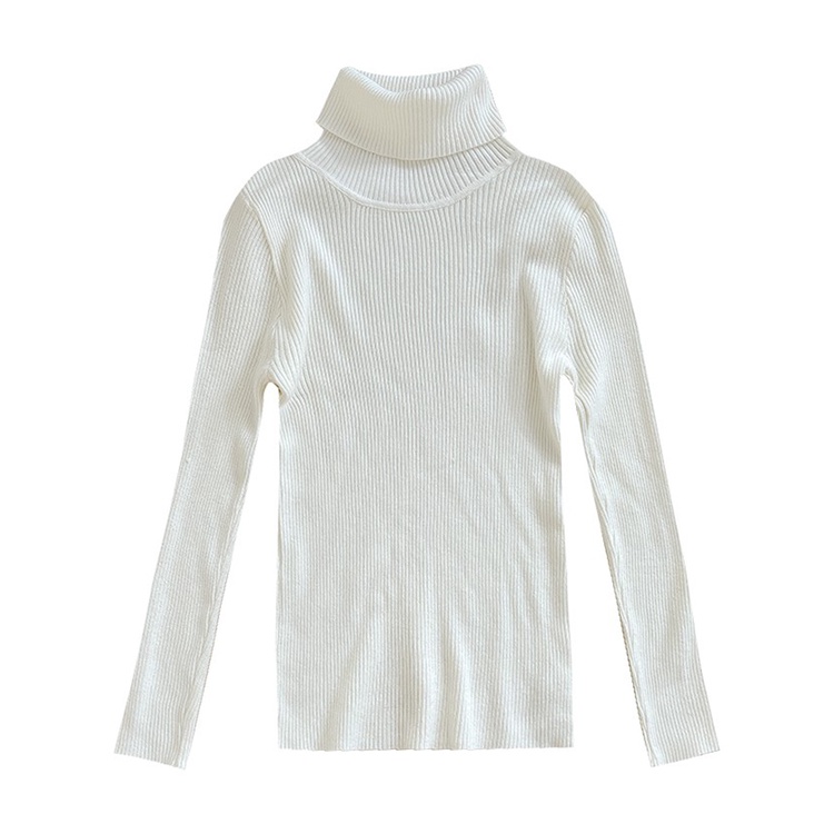 Áo Len Cổ Cao Dáng Ôm Màu Sắc Ngọt Ngào Thời Trang Thu Đông 2022 Cho Nữ