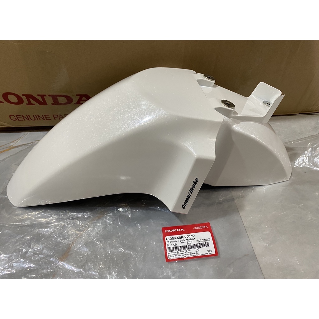 Bộ chắn bùn trước - dè trước HONDA SH 125&150 (CBS) năm 2020-2021-2022 màu Trắng. 61200K0RV00ZD