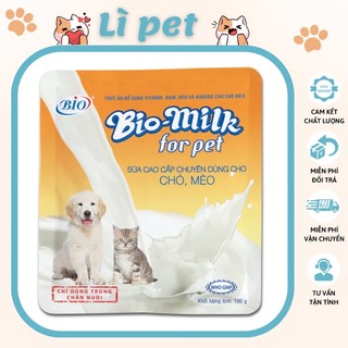 Sữa bột cao cấp dùng cho chó mèo bio milk 100gr