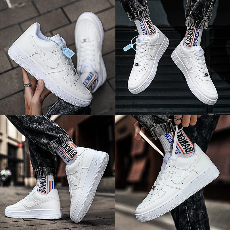 Giày Thể Thao Air Force 1 Màu Trắng Đen Size 35-44 Chất Lượng Cao Cho Nam Và Nữ