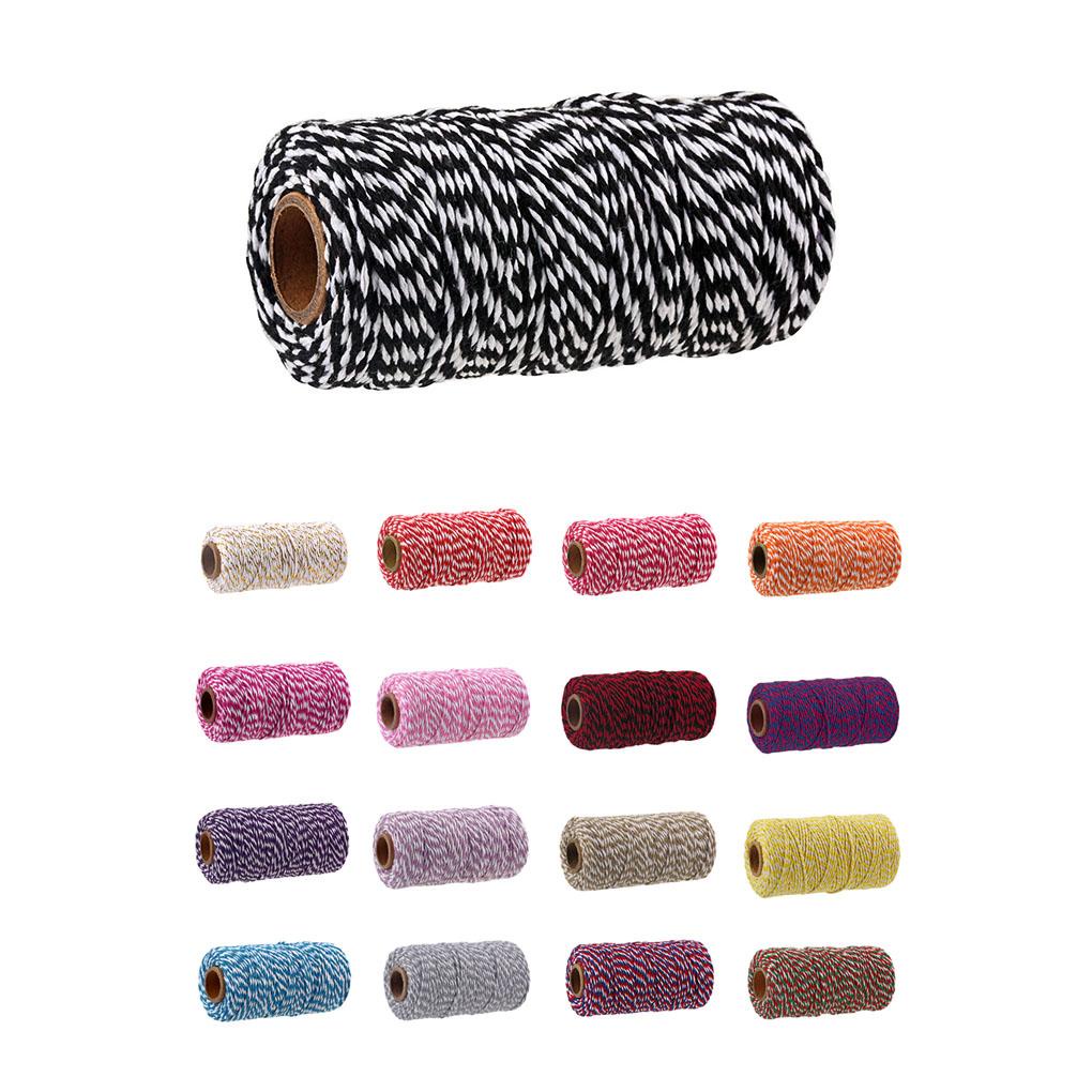 Cuộn Dây Cotton 2mm 100M Dùng Làm Đồ Thủ Công DIY