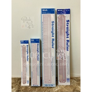 Thước thẳng 30-50cm winq - thước dẻo – straight ruler 30-50 cm