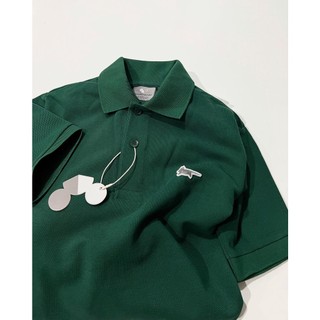 POLO RACING xanh lá - ÁO POLO mouse vải dày CHUỘT TRẮNG