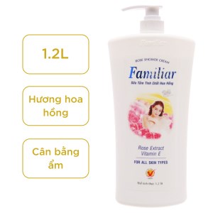 Sữa tắm tinh chất hoa hồng Familiar 1.1 lít