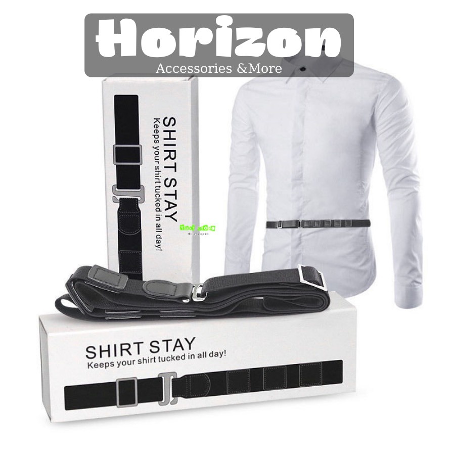 Dây Nịt Thắt Lưng Nam Nữ Horizon Dây Đai Giữ Áo Sơ Mi Thẳng, Dây Đai Sơ Vin Cho Nam Nữ