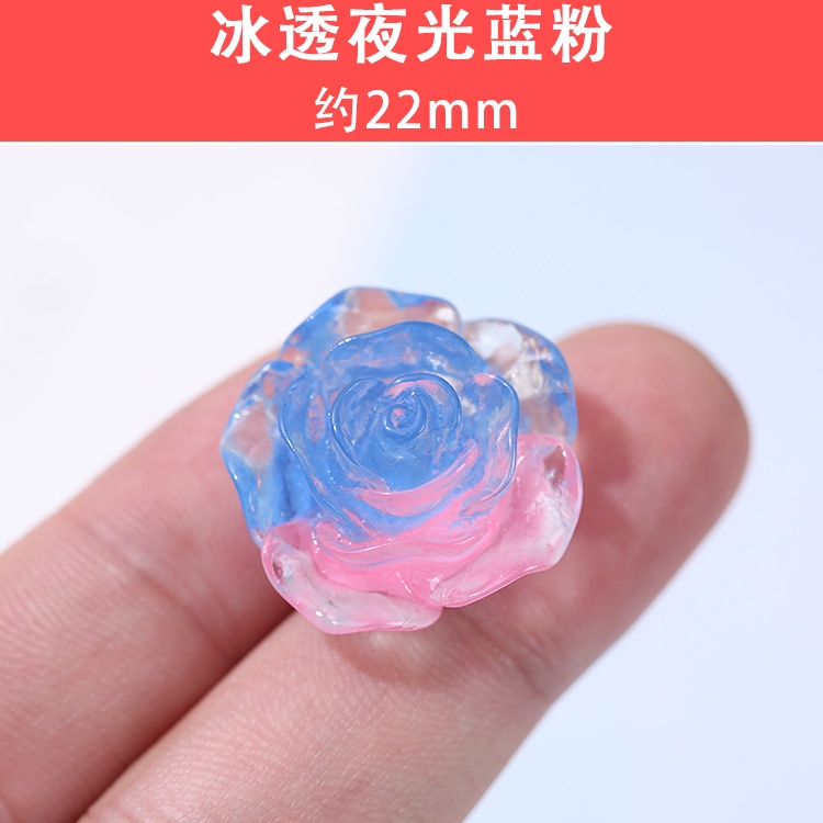 Set 10 Kẹp Tóc 22mm Dạ Quang Cho Điện Thoại Di Động Diy Tiện Dụng