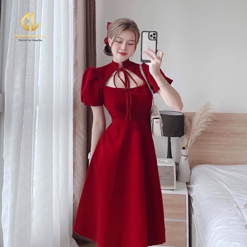 Đầm cách tân Big size dành cho khách ngoại cỡ từ 60-90 ký
