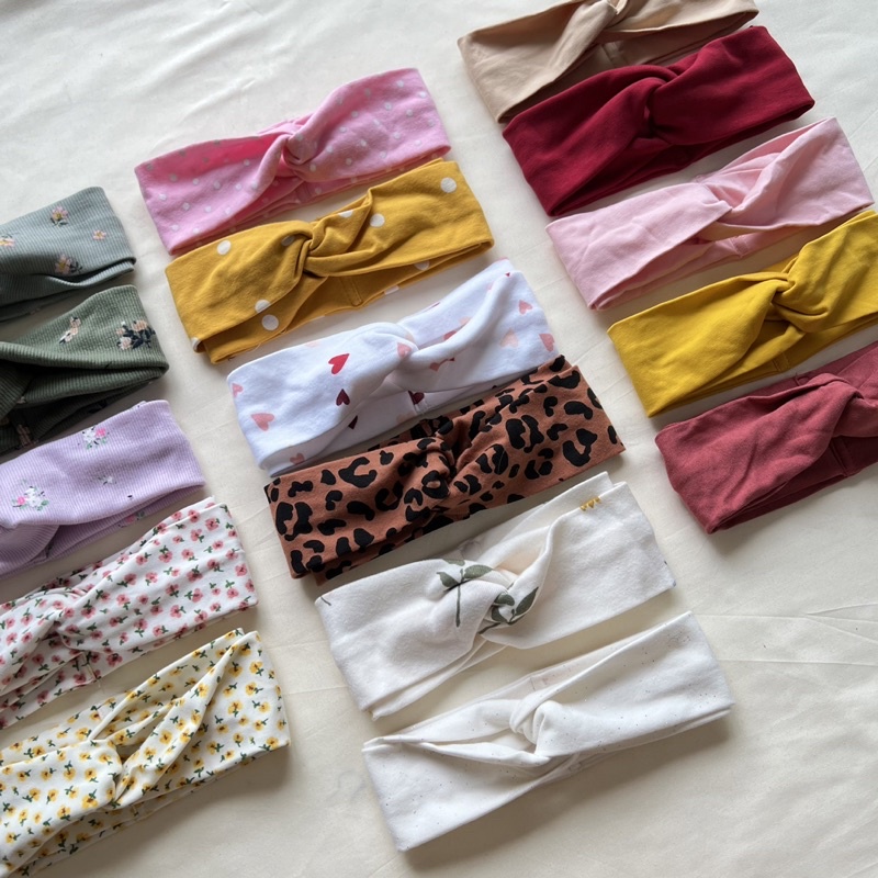 Turban Đan, Tuban Alibaba, Băng Đô Đan Chất Liệu Cotton Nhiều Màu Sắc Xinh Xắn Cho Bé Trai Và Bé Gái Sơ Sinh Đến 2 Tuổi