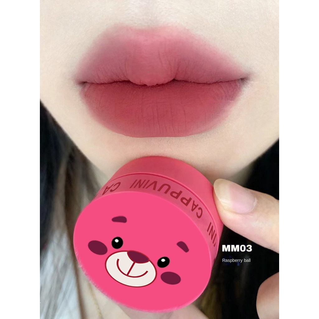 Son Lì CAPPUVINI Chống Nước Lâu Phai Thiết Kế Vỏ Son Hình Động Vật Xinh Xắn