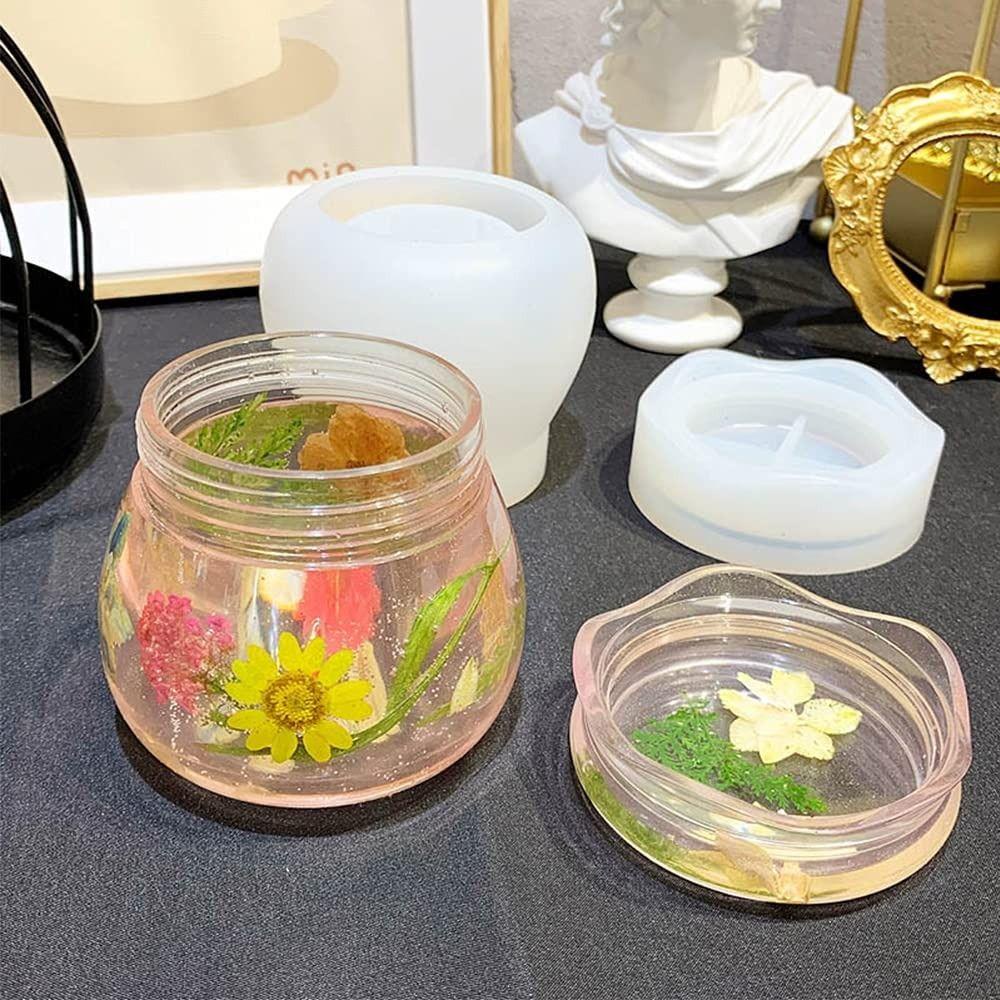 Khuôn Silicone Làm Bánh Pudding Hình Lọ Digan 3D DIY Thanh Lịch