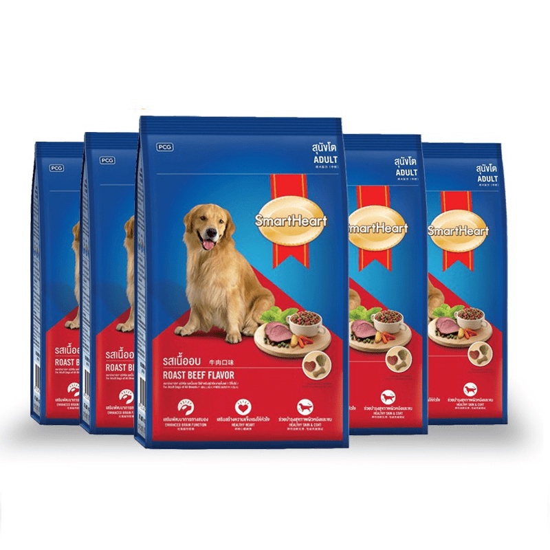 Hạt cho chó Smart Heart Adult thức ăn cho chó trưởng thành túi 400gr