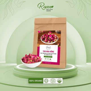 Trà hoa hồng sấy khô Racos 10g 50g - Nụ hoa hồng sạch dùng để pha trà