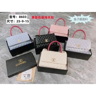 Túi quai xách kèm dây đeo chéo nhiều màu size 25cm fullbox