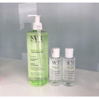 Nước tẩy trang svr giảm mụn cho da dầu nhờn sebiaclear eau micellaire 75ml và 400ml