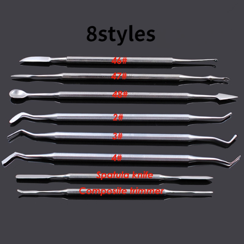 1 Dụng Cụ Làm Sạch Sáp Nha Khoa Hai Đầu Bằng Thép Không Gỉ