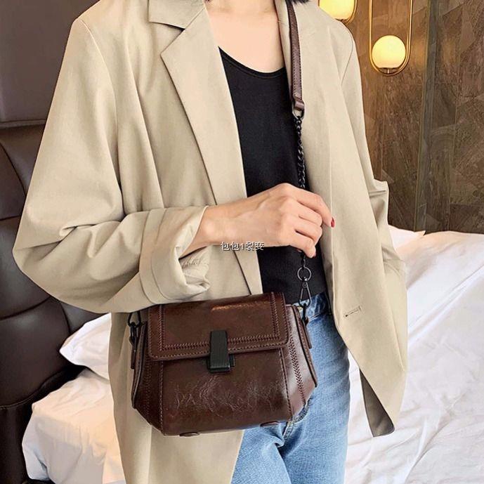 Senior Túi Xách Đeo Vai Nhỏ Nhắn Phối Dây Xích Thời Trang Mùa Hè 2022 Dành Cho Nữ