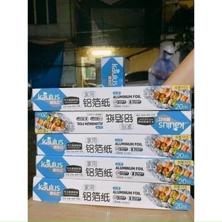 Cuộn giấy bạc nướng thịt cuộn 10 met dày 15micon
