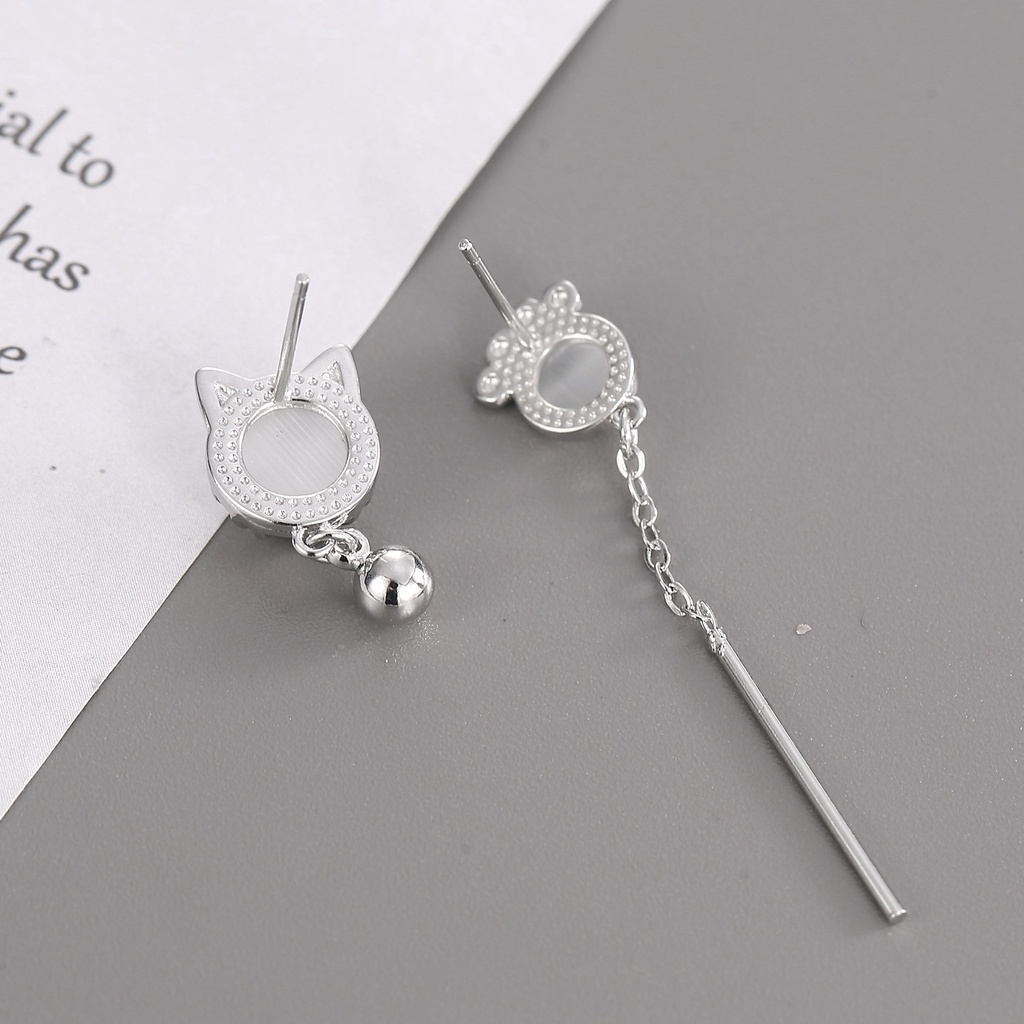 Bông Tai Dáng Dài Hình Mèo Sang Trọng Cho Nữ