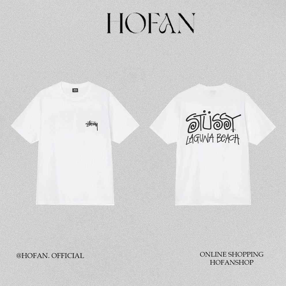 Áo thun nam nữ STUSSY X OUR LEGACY LAGUNA  Cotton 100%, Form Oversize cao cấp VNXK ảnh thật