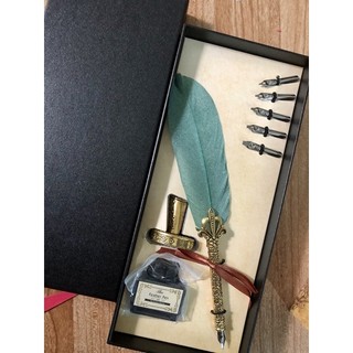Set bút lông vũ tặng kèm ngòi
