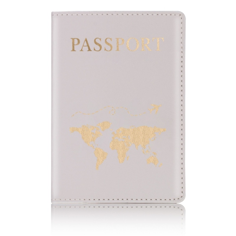 QQ Ví Da Đựng Hộ Chiếu / Thẻ Tín Dụng In Hình Cô Dâu Chú Rể