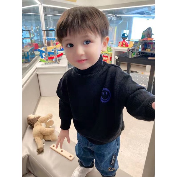 Áo Sweater Chui Đầu Phong Cách Hàn Quốc 2022 Mới Cho Bé Trai