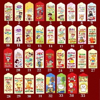 Combo 50 lì xì tết 2023
