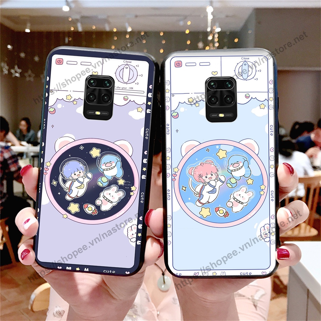 Ốp lưng Xiaomi Redmi Note 9 / Note9s / Note 9 Pro cute,phi hành gia cute 3d cute giá rẻ