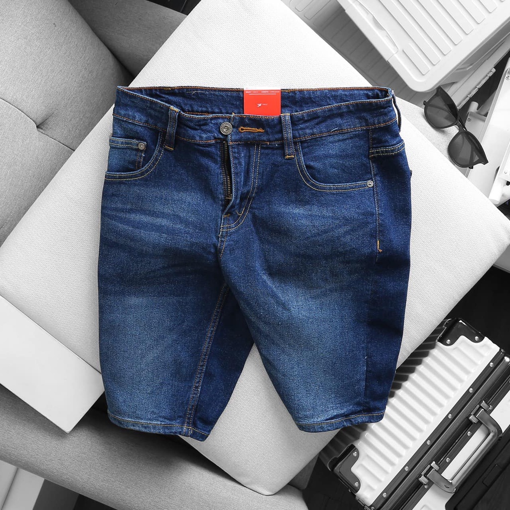 Quần short jean nam La cos te form slim fit (0466)