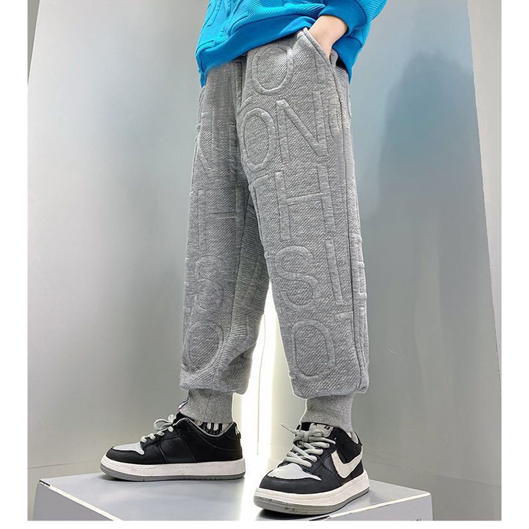 Quần Dài Ống Bo Thời Trang Dành Cho Bé Trai