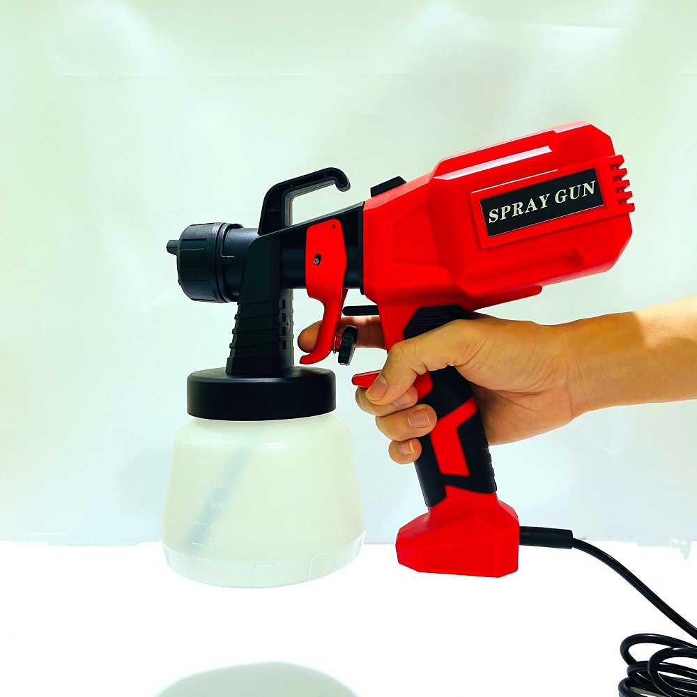 Máy Phun Sơn 700W - Phun Sơn Cầm Tay Dùng Điện Công Suất Lớn Hàng Chuẩn Lõi Đồng Mẫu Mới