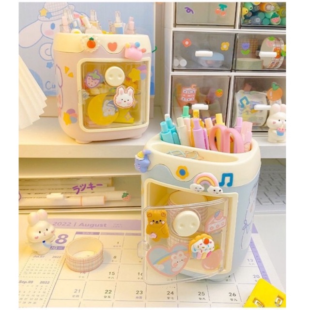 Ống Đựng Bút Để Bàn Hình Heo Hoạt Hình Dễ Thương