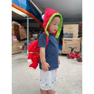 Balo Gấu kèm nón. HKM vitadairy